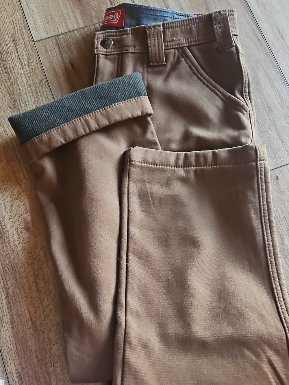 Coleman Men's Tan Work Chino Pants